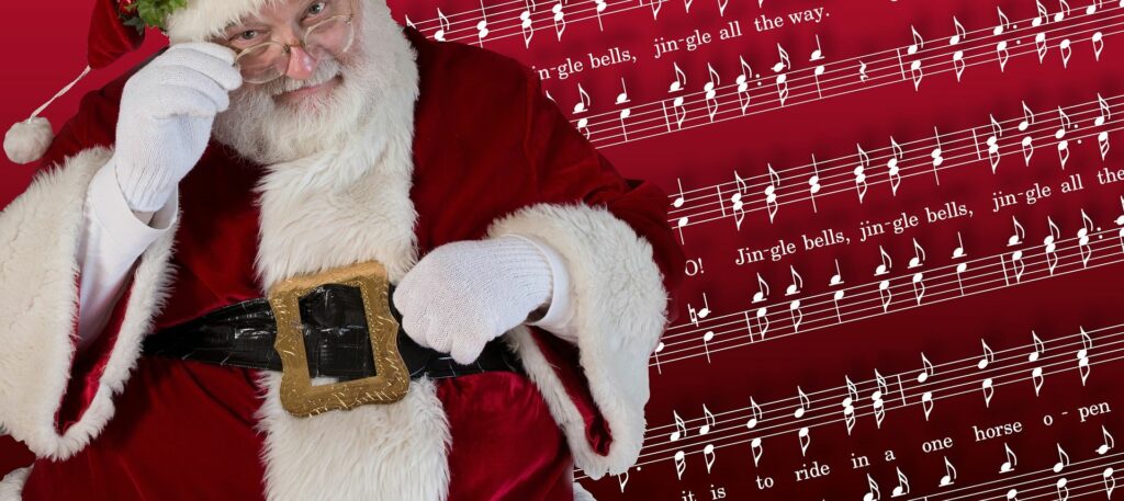 Der Weihnachtsmann singt internationale Weihnachtslieder