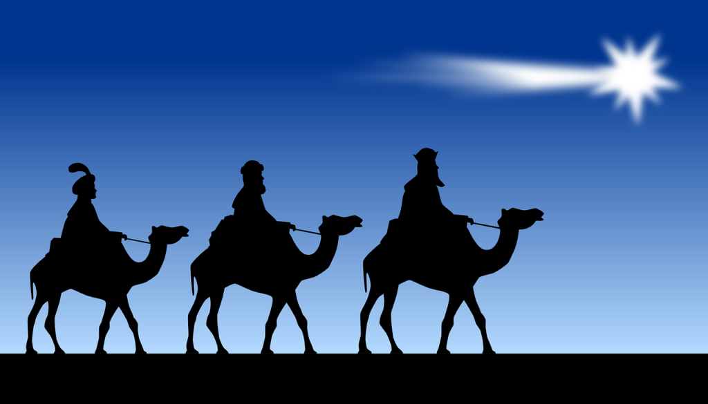 Die drei Könige reisten nach Bethlehem